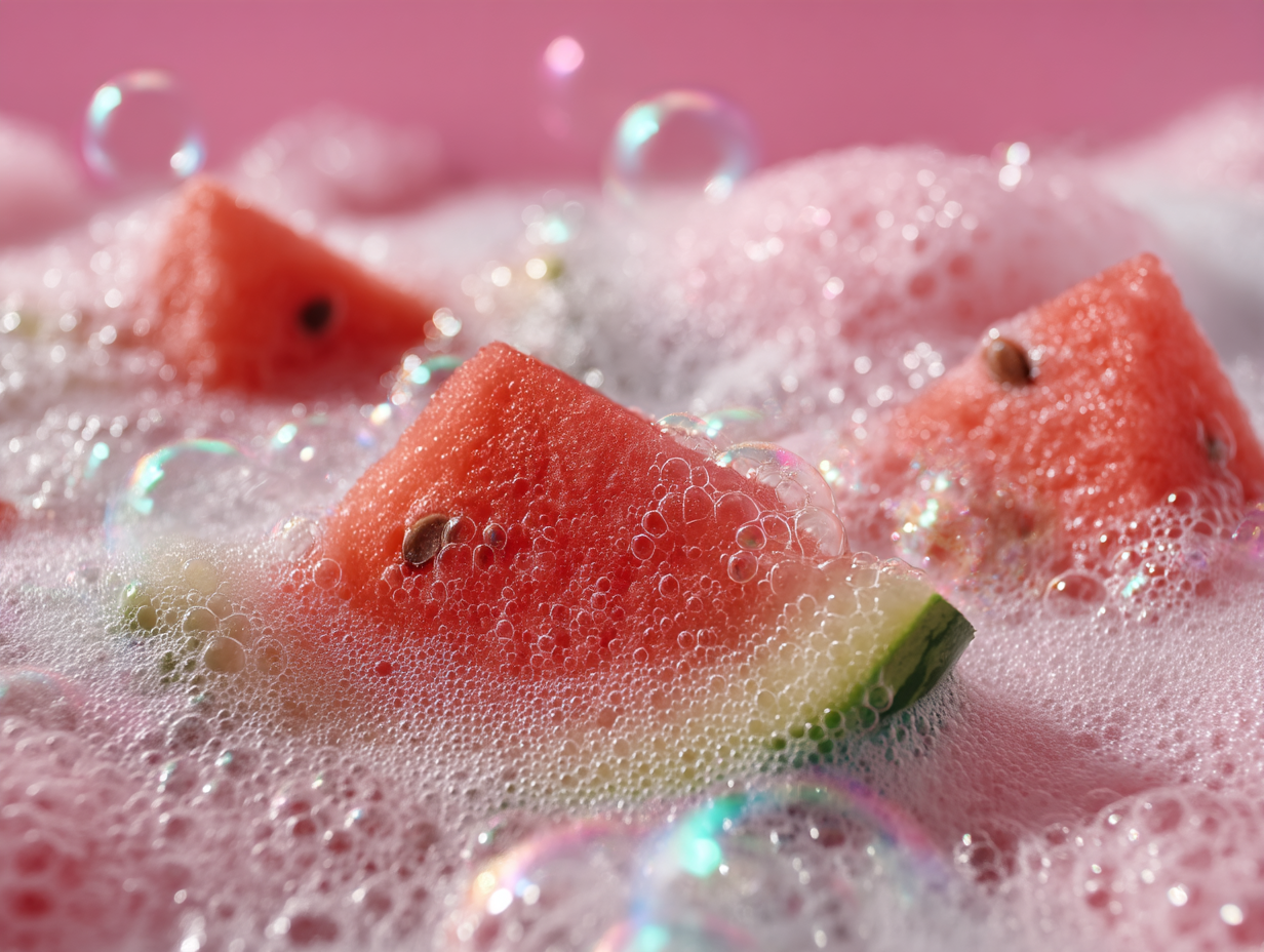 Přírodní dětská pěna do koupele Meloun, 225 ml, Vitie