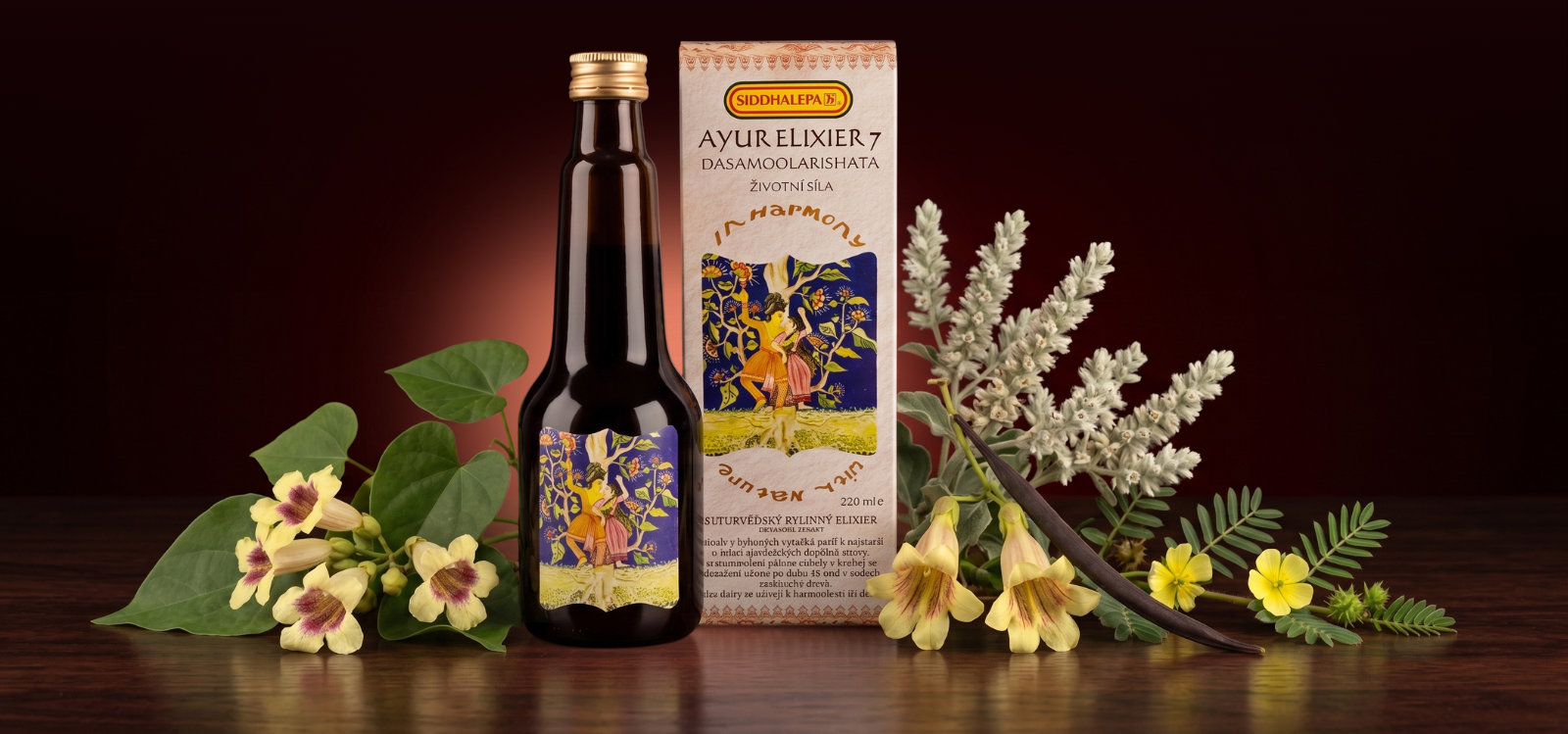 Ayur elixír č. 7 Dasamoolarishata, 220 ml, Siddhalepa