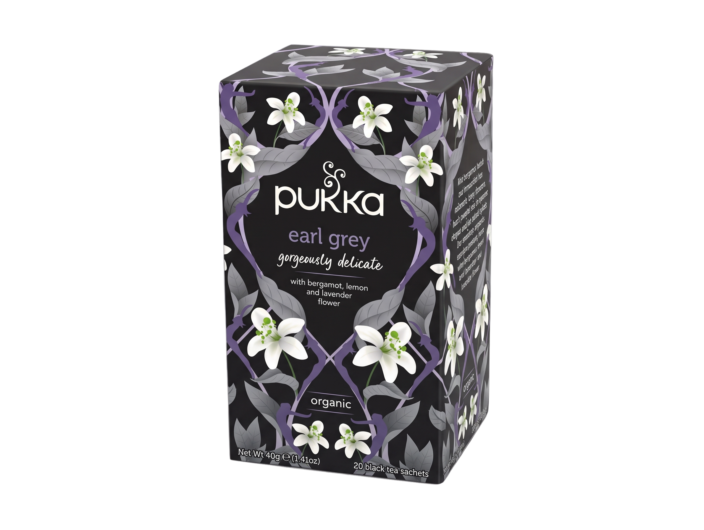 BIO čaj Gorgeous Earl Grey, 20 sáčků, Pukka Herbs