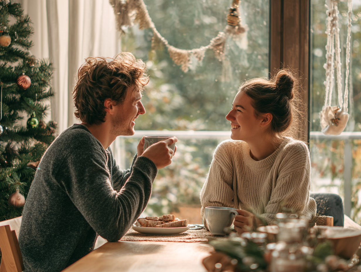 BIO Vánoční dárková krabička čajů - Sváteční kolekce, 12 pyramidek, English Tea Shop