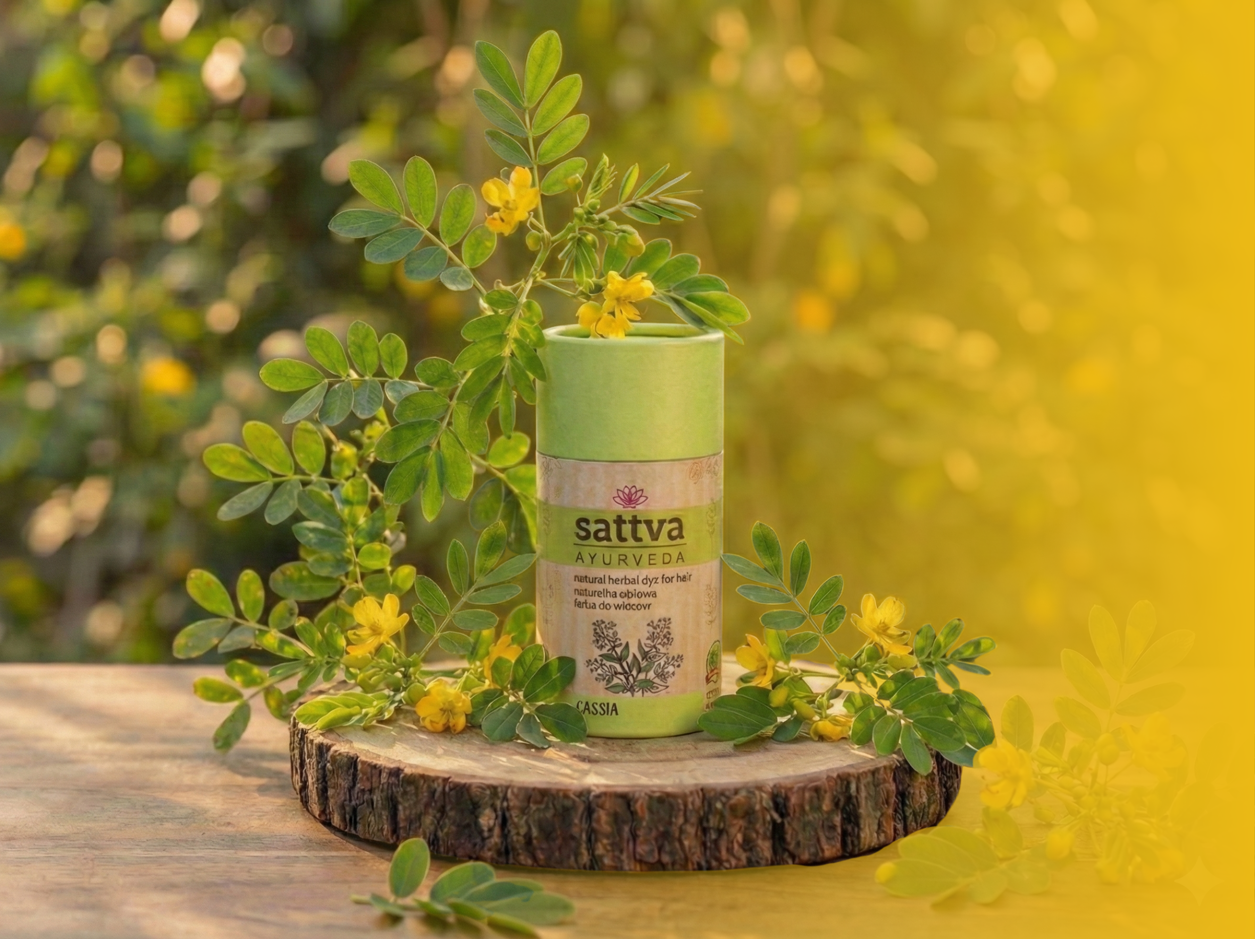 Cassia - bylinná maska Vlasy, 150 g, Sattva