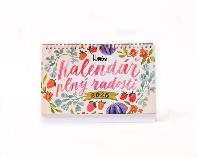 Stolní kalendář plný radosti 2026