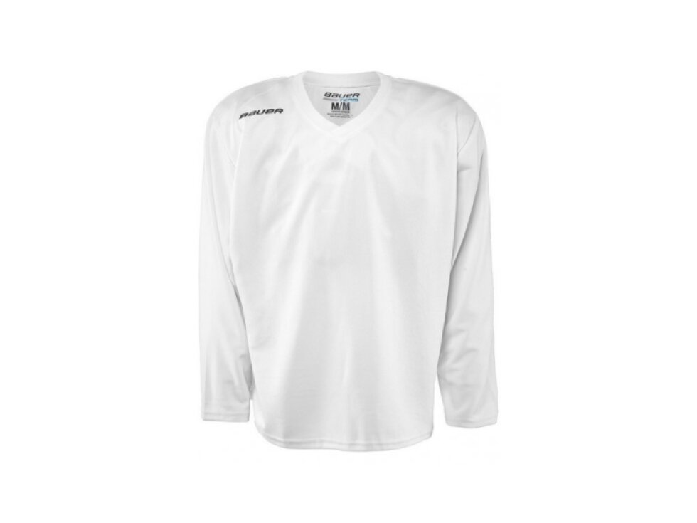 Tréningový hokejový dres BAUER Flex Jersey junior biely