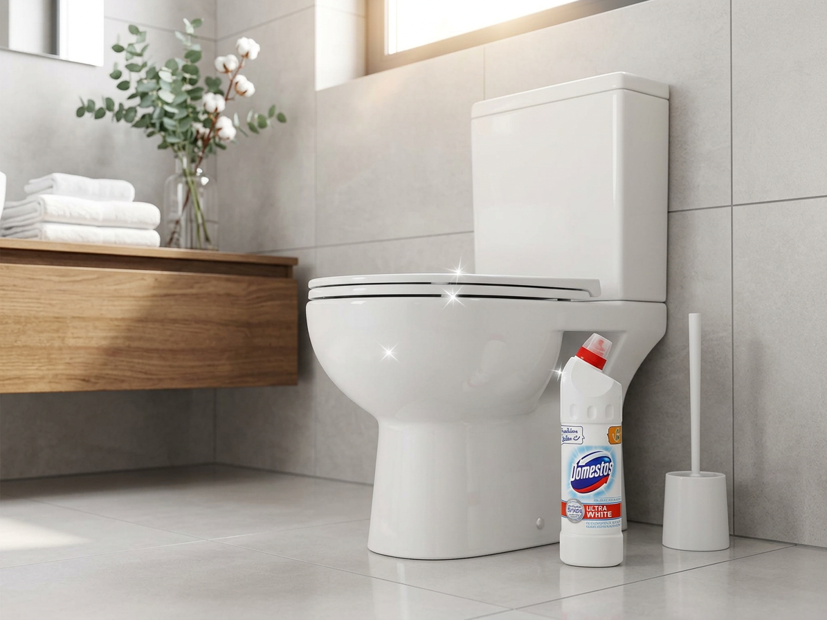 Domestos WC čistiaci gél 750 ml - ULTRA WHITE White & Shine