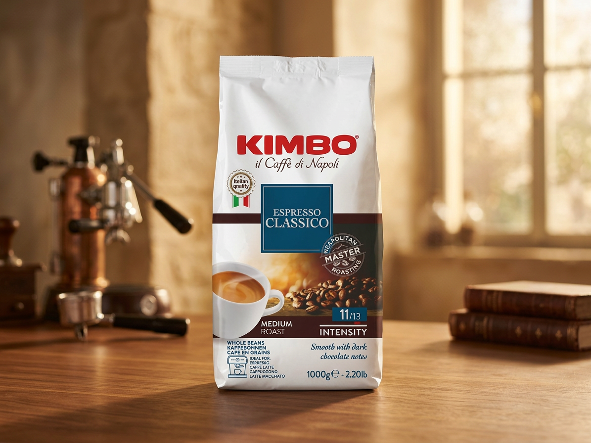 Káva KIMBO Espresso Classico, zrnková 1 kg