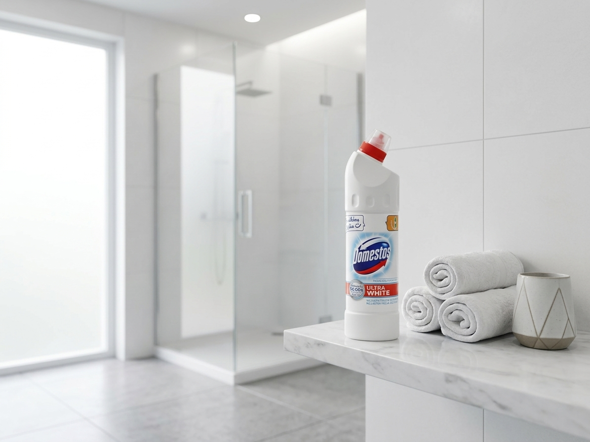 Domestos WC čistiaci gél 750 ml - ULTRA WHITE White & Shine