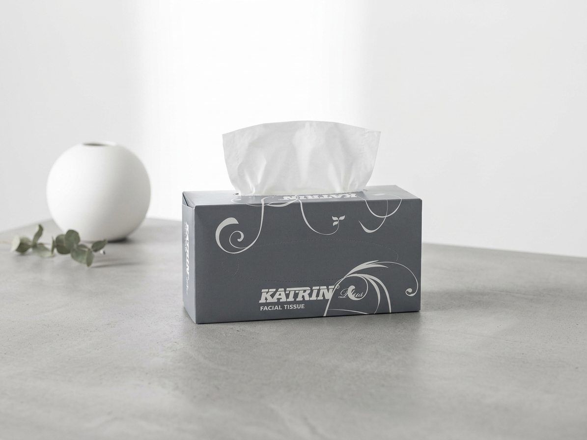 Kozmetické utierky 2-vrstv. KATRIN plus Facial super biele, celulóza 100 ks