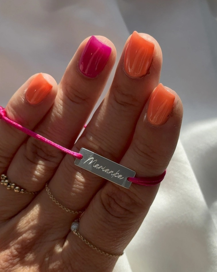 Identifikační náramek pro děti ze stříbra s gravírováním jména a čísla