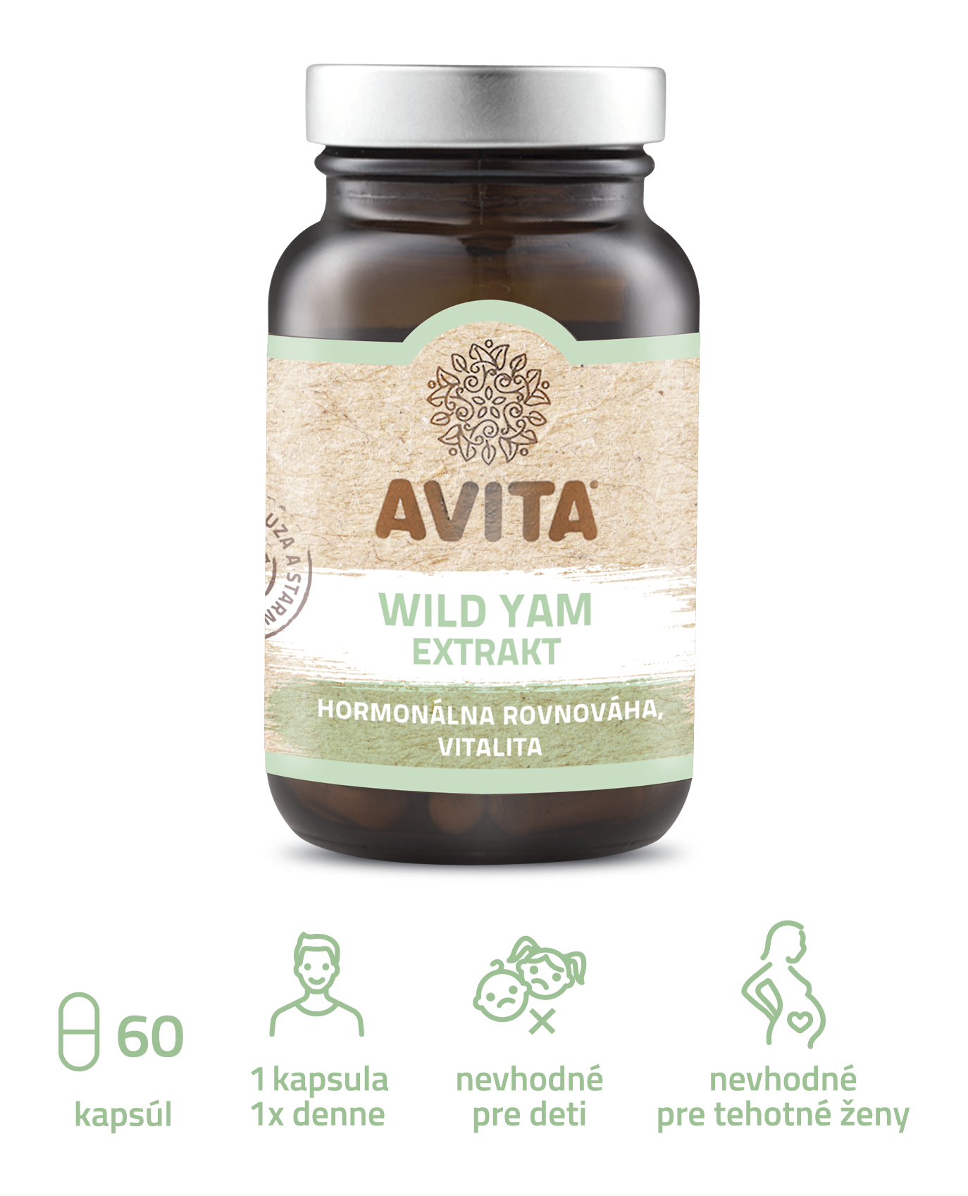 Wild Yam extrakt – 60 kapsúl