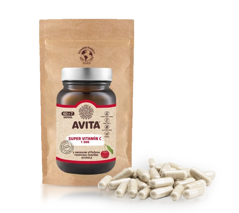 Super vitamín C 1000 / eko balenie 60+7 kapsúl