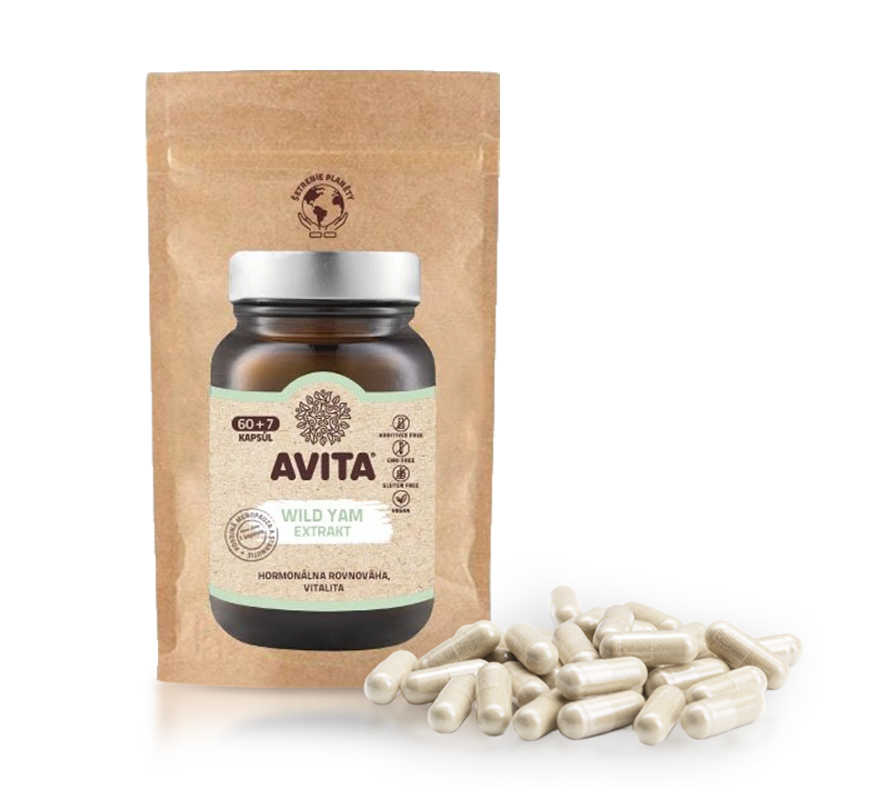 Wild Yam extrakt / eko balenie 60+7 kapsúl