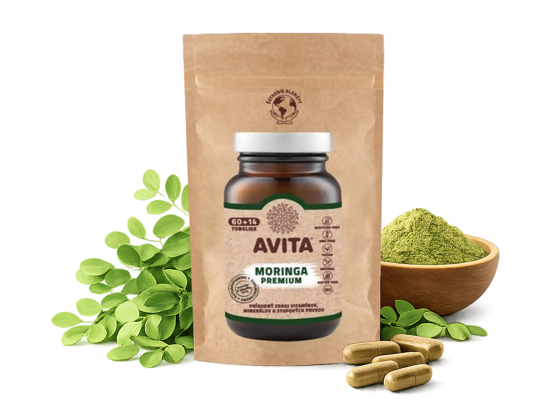 Moringa premium / eko balenie 60+14 kapsúl