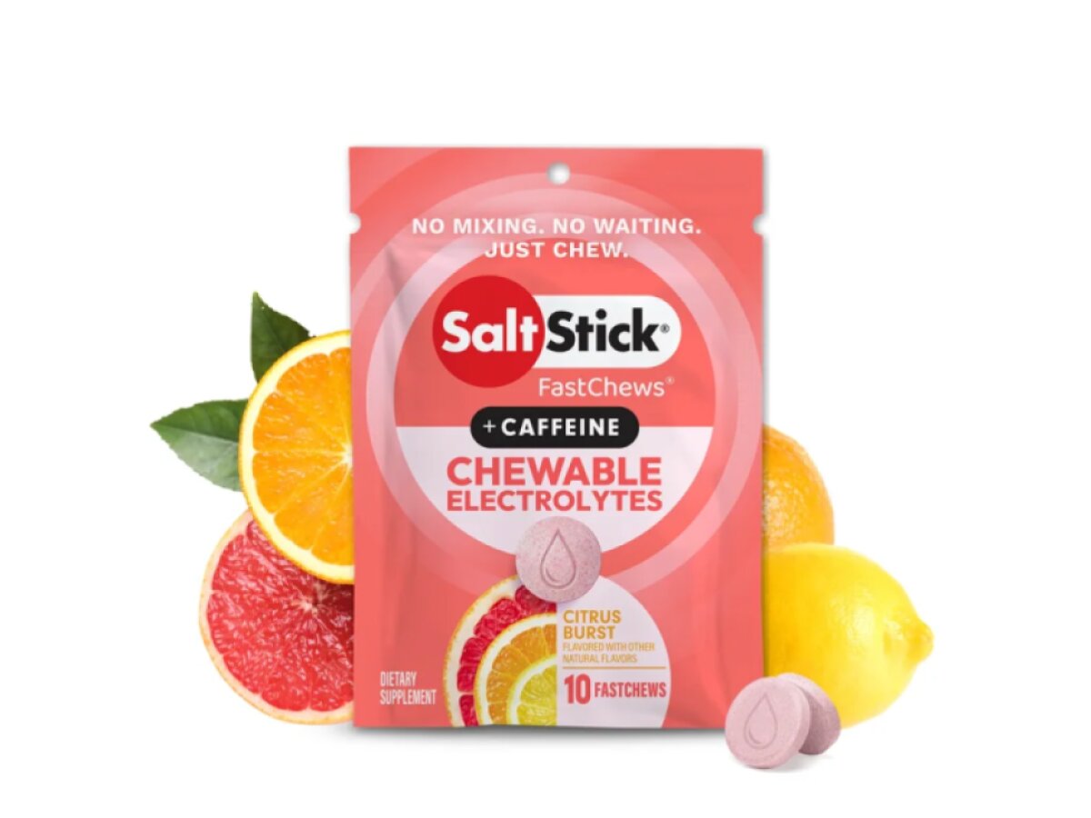 SaltStick fastchews - Citrus s kofeinem