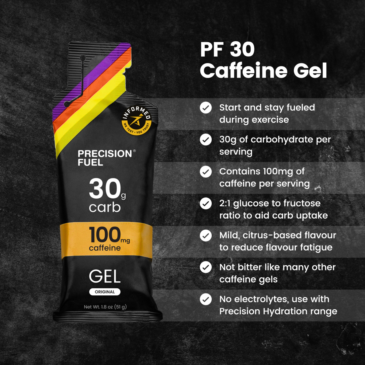 PF 30 Caffeine Gel 