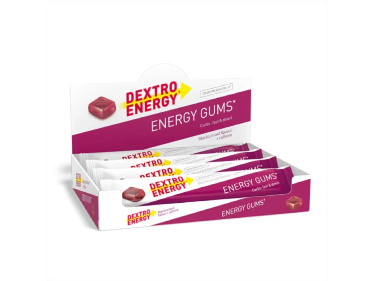 Energy Gums s kofeinem - černý rybíz