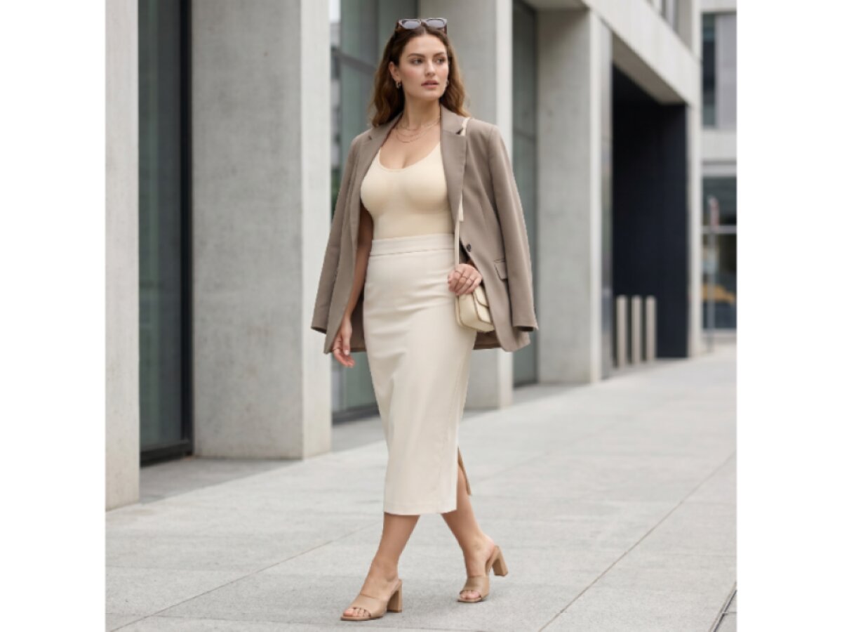 Tvarující body na ramínka, NUDE
