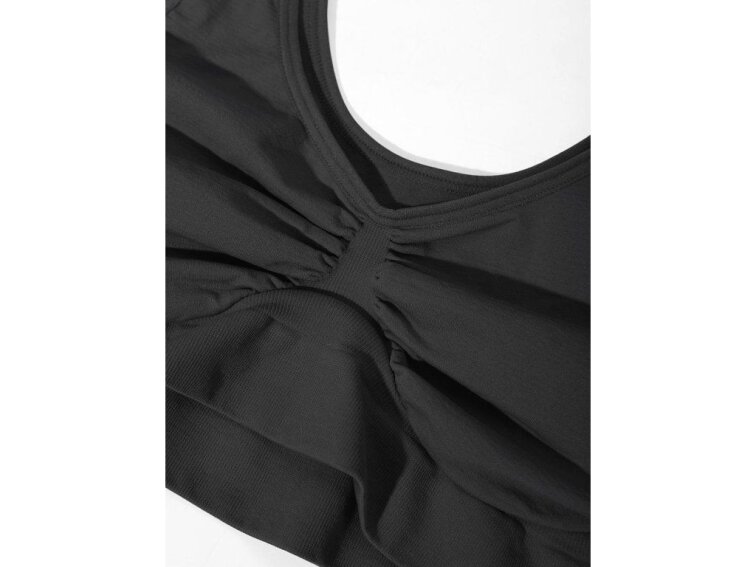 Jemně tvarující bezešvá podprsenka bez kostic, ČERNÁ