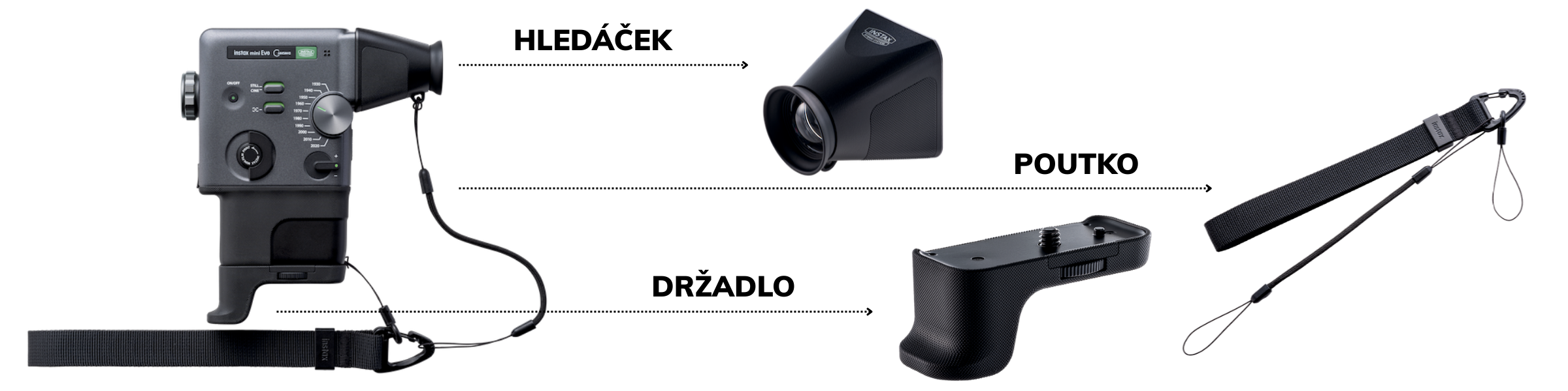 instax mini Evo Cinema™: jeden foťák, desítky možností