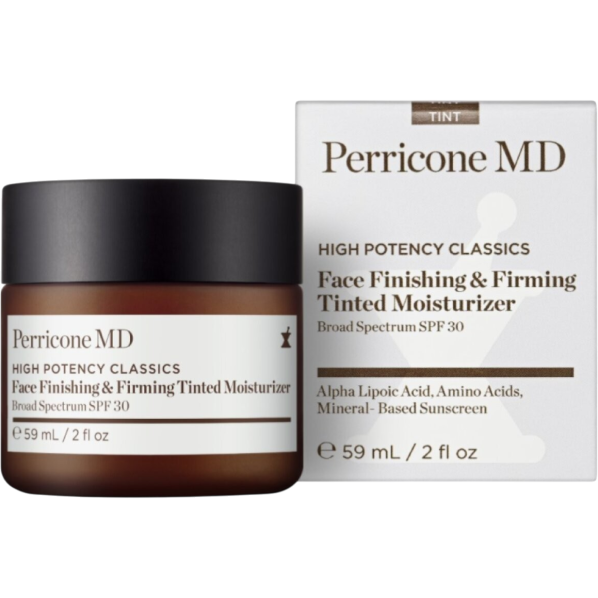 High Potency Tónovací hydratační a zpevňující krém na obličej, SPF 30