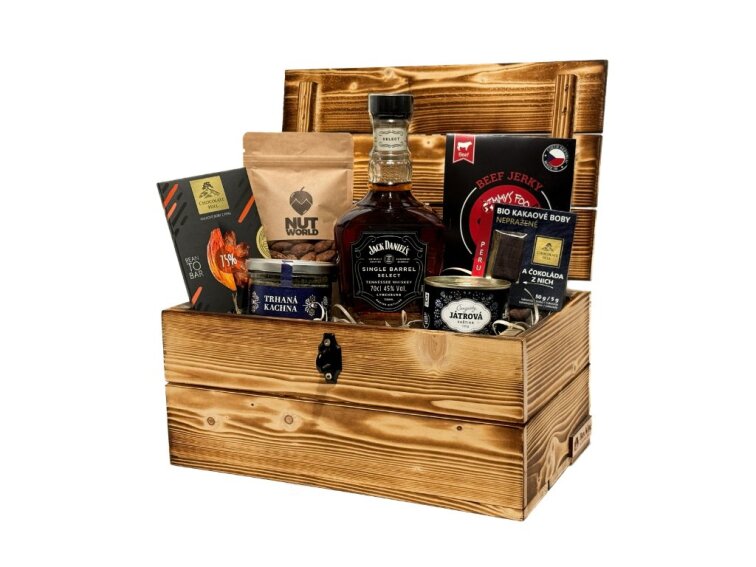 Dárkový box s whiskey Jack Daniels