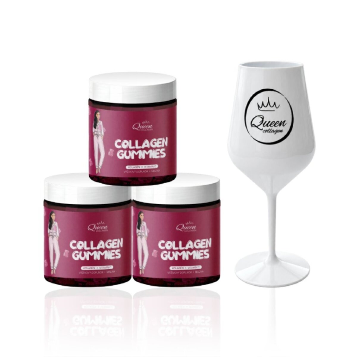 QUEEN Collagen Gummies – sladký kolagénový narodeninový balíček