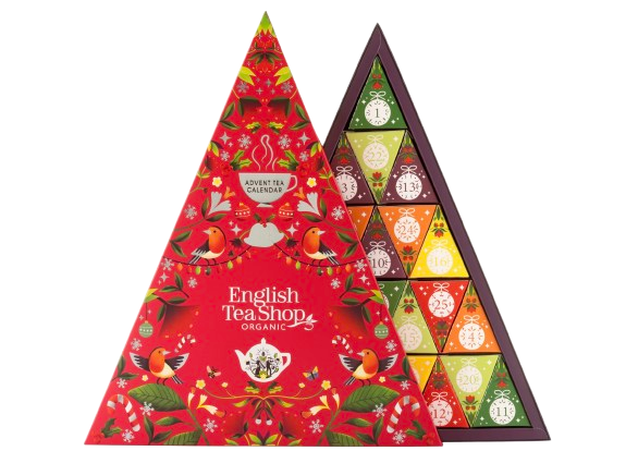 English Tea Shop, Adventní kalendář Červený Trojúhelník, 25 pyramidek, syp. čajů