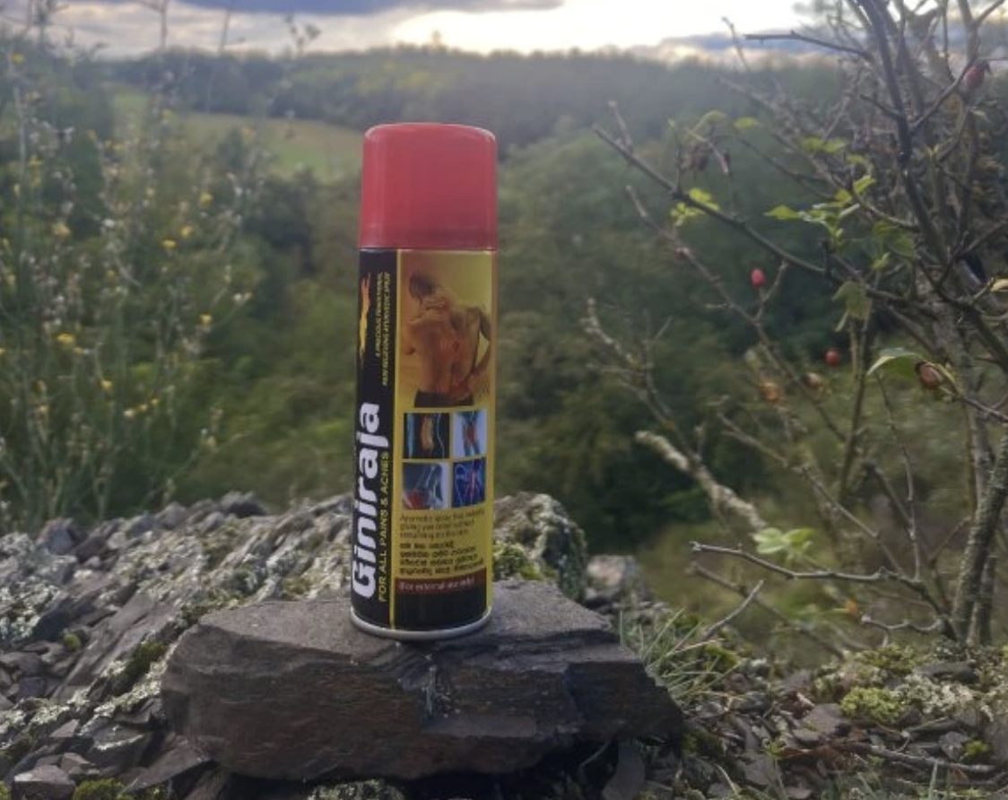 Giniraja pain herbal spray, 100 ml