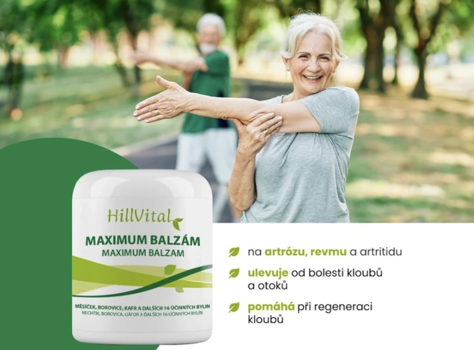 HillVital Maximum balzám na revma a bolest kloubů, 250ml