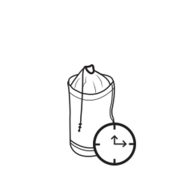 Zembag pytel hnědý na 10 kg brambor + 4 kmínové pytlíky