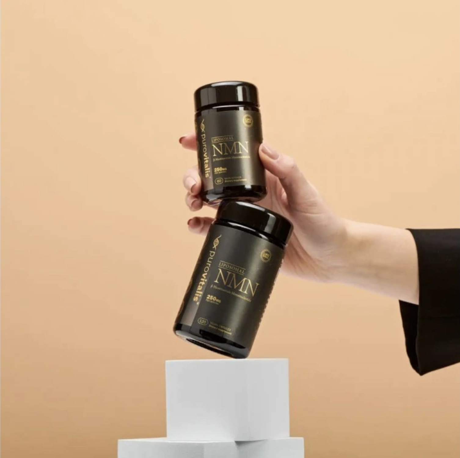 Purovitalis Liposomální NMN - Nikotinamid mononukleotid, 120 kapslí