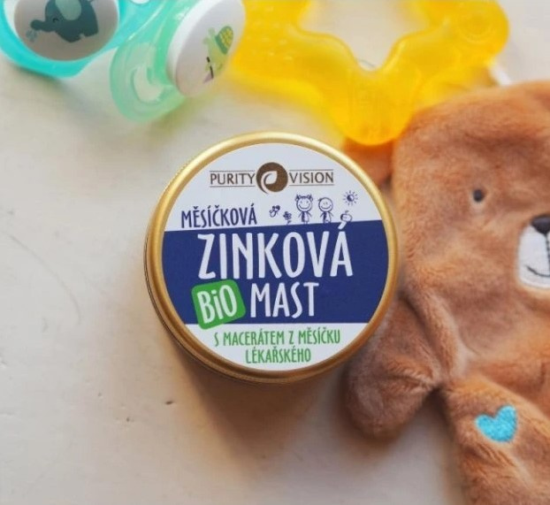 PURITY VISION Bio Měsíčková Zinková mast 150 ml