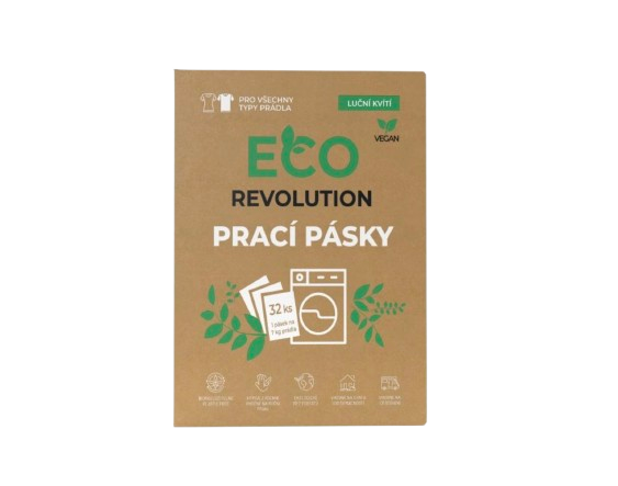 EcoRevolution prací pásky, bez vůně, 32ks