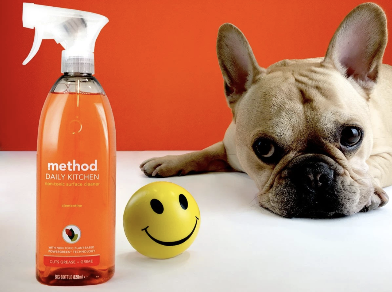 METHOD čistič povrchů v kuchyni, 828ml - Clementine