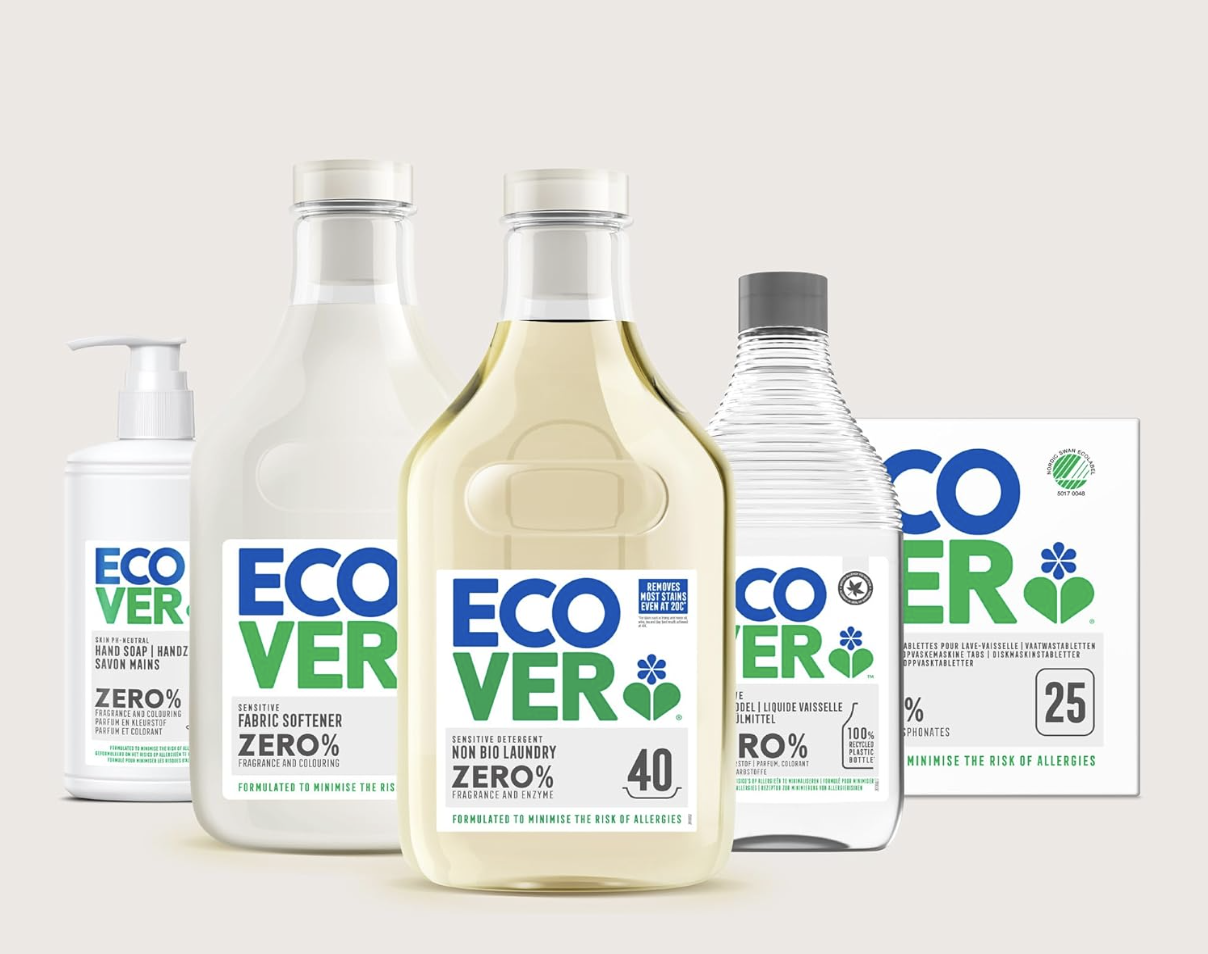 ECOVER ZERO Universal prací prášek pro alergiky 7,5 kg, 100pd