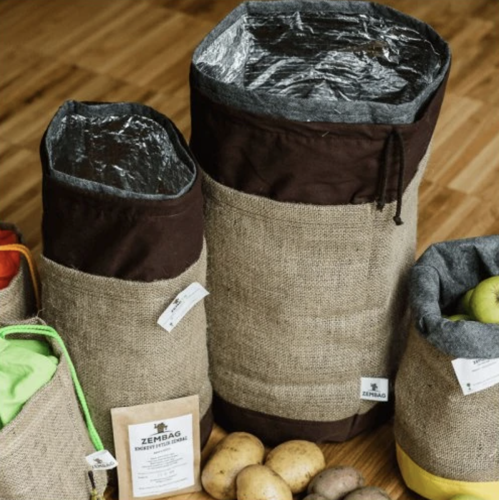 Zembag pytel hnědý na 5 kg brambor + 2 kmínové pytlíky
