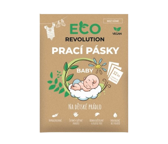 EcoRevolution prací pásky baby 32 ks