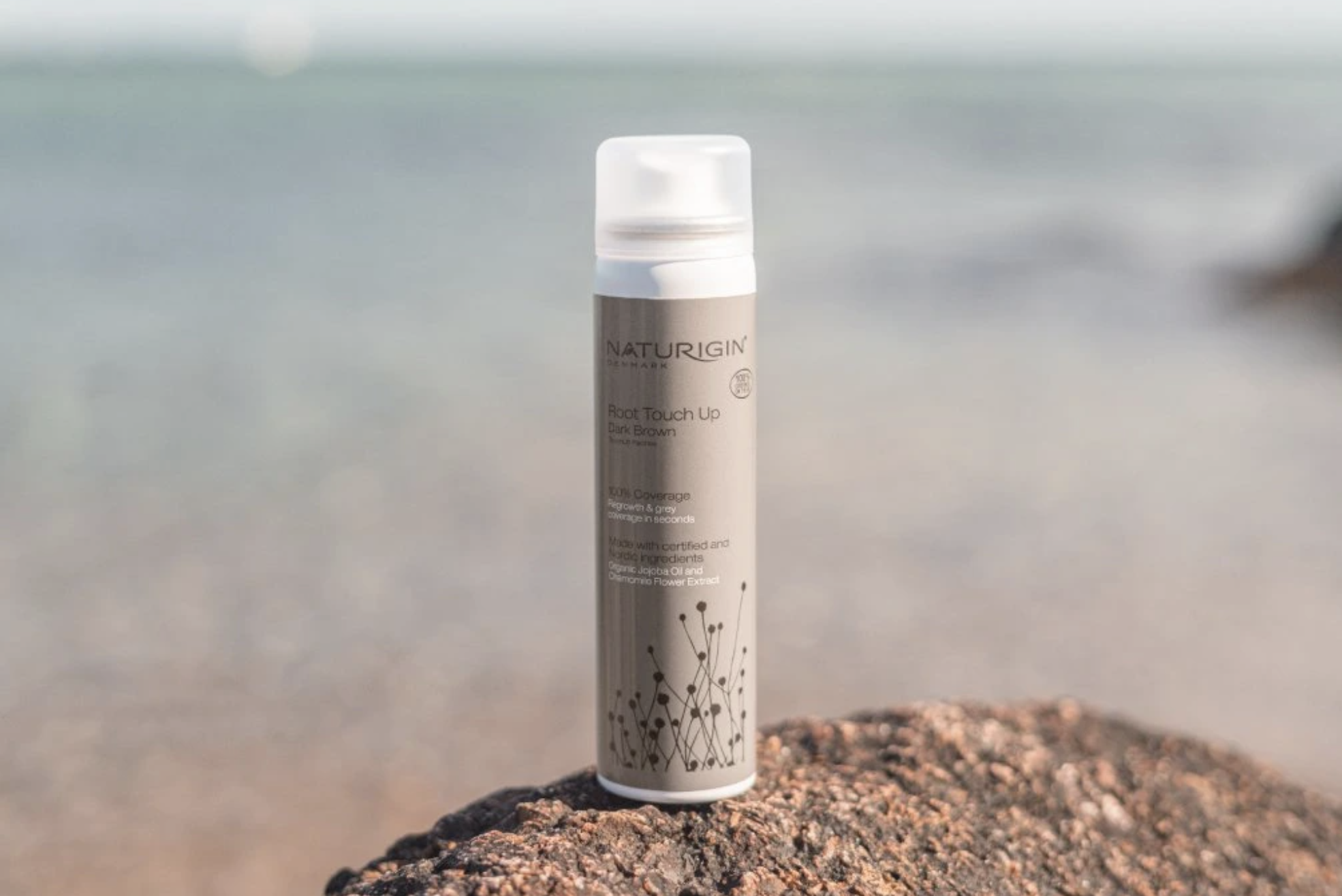 NATURIGIN Tmavě hnědý sprej na odrosty - Root Touch Up Dark Brown 75 ml