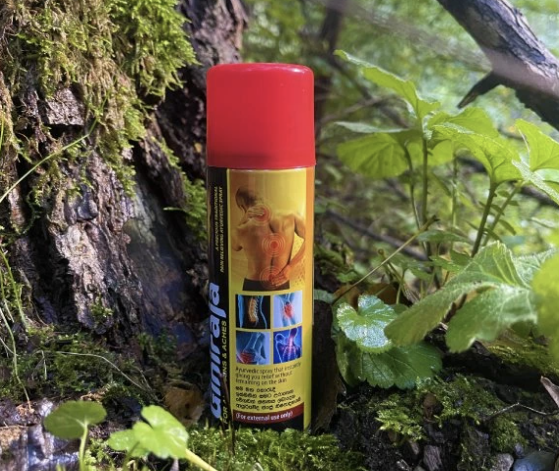 Giniraja pain herbal spray, 100 ml