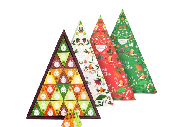 English Tea Shop, Adventní kalendář Červený Trojúhelník, 25 pyramidek, syp. čajů