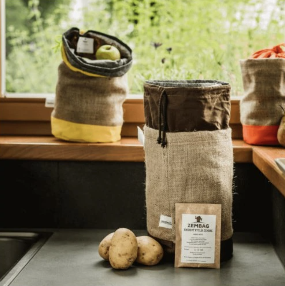 Zembag pytel hnědý na 10 kg brambor + 4 kmínové pytlíky