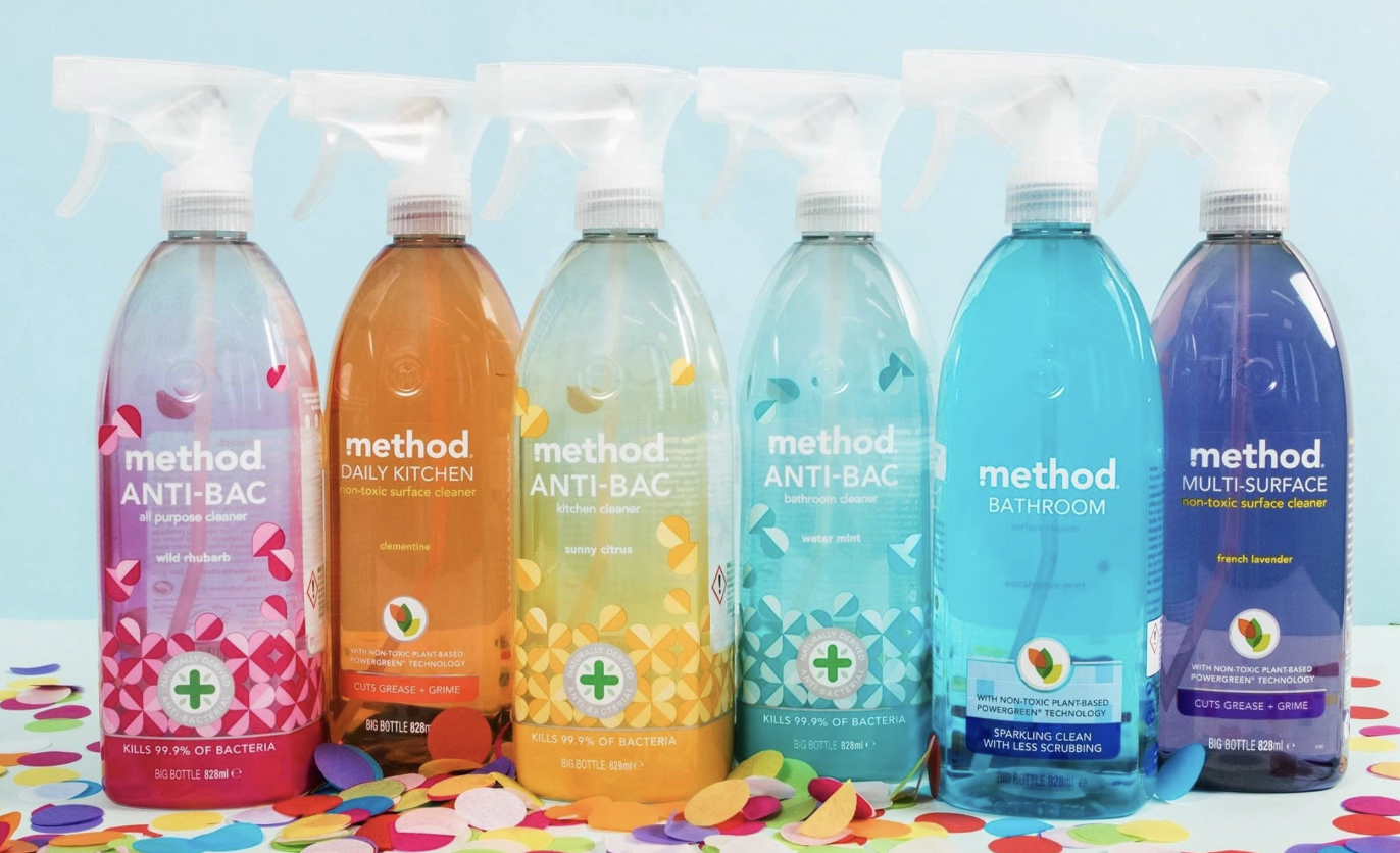 METHOD antibac univ. čistič 830 ml sprej Peach blossom