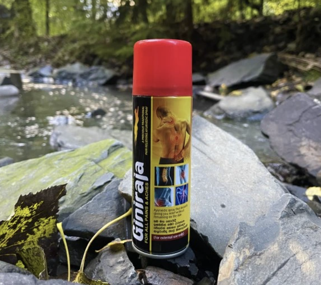 Giniraja pain herbal spray, 100 ml