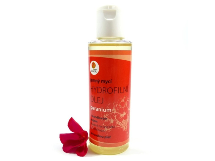 Libebit Hydrofilní olej Geranium pro suchou pleť, 120 ml