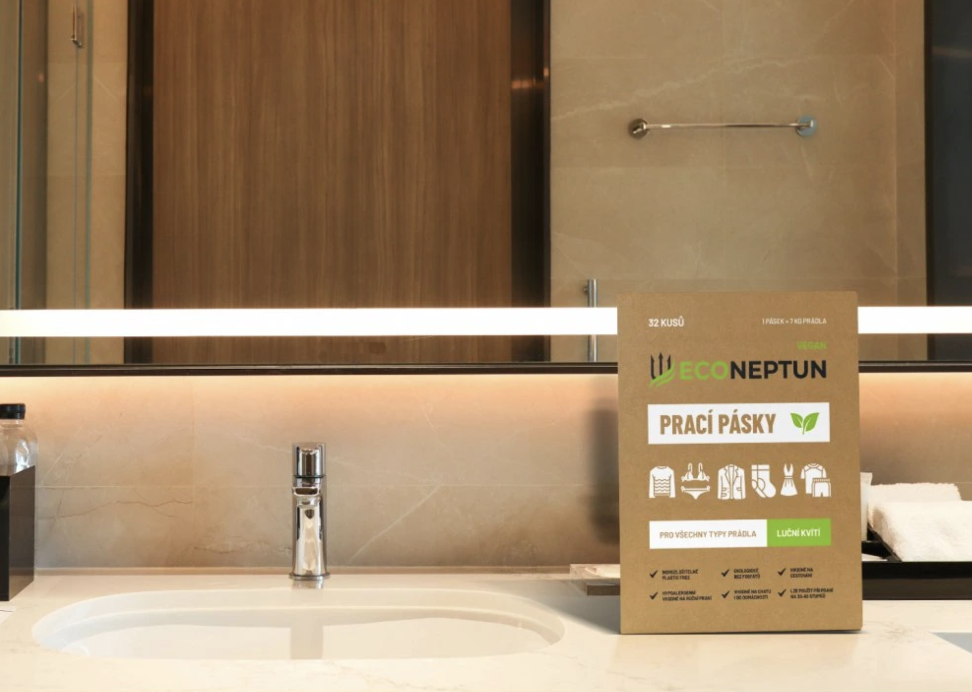 EcoNeptun prací pásky s vůní lučního kvítí, 20ks