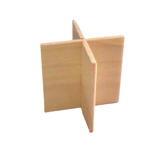 Dřevěný distanční stojánek do pizza krabic 3 cm bal/100 ks