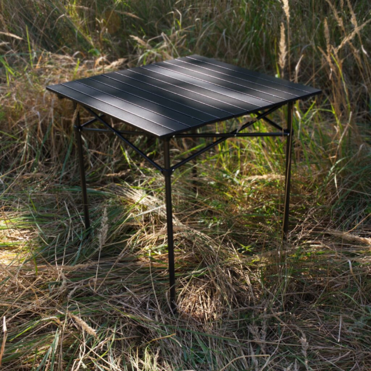 OFFLANDER skládácí aluminiový stůl 70 x 70 cm