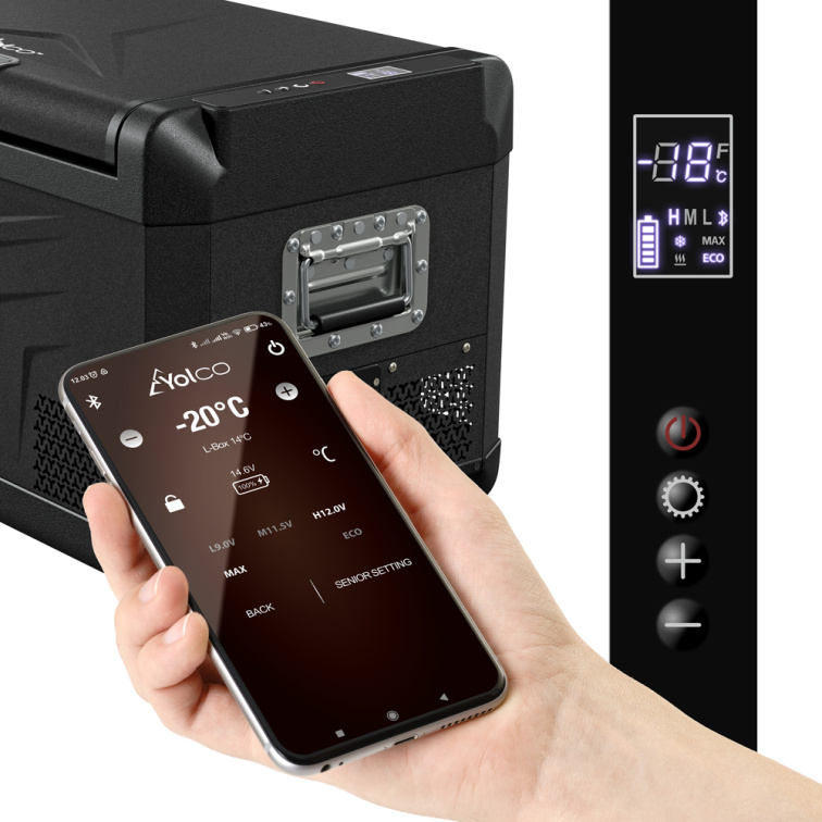 YOLCO kompresorová lednice GCX37 BLACK 37 l