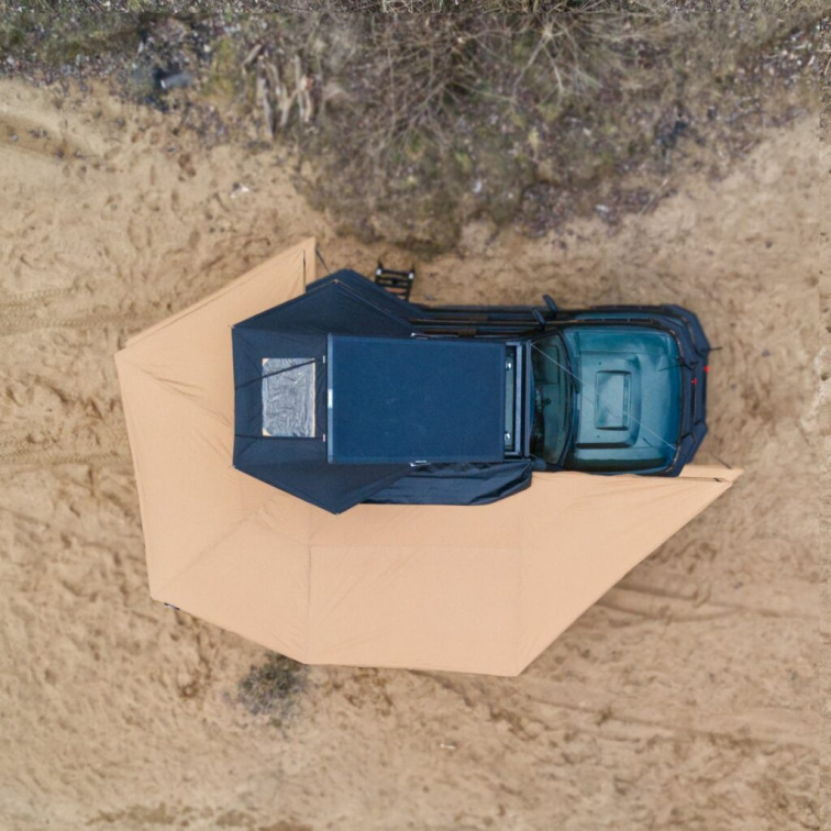 OFFLANDER samonosná boční markýza Batwing+ 270 R– 2,5 m