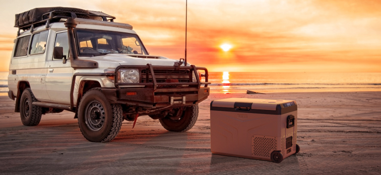 YOLCO kompresorová lednice TCX50 SAND 52 l