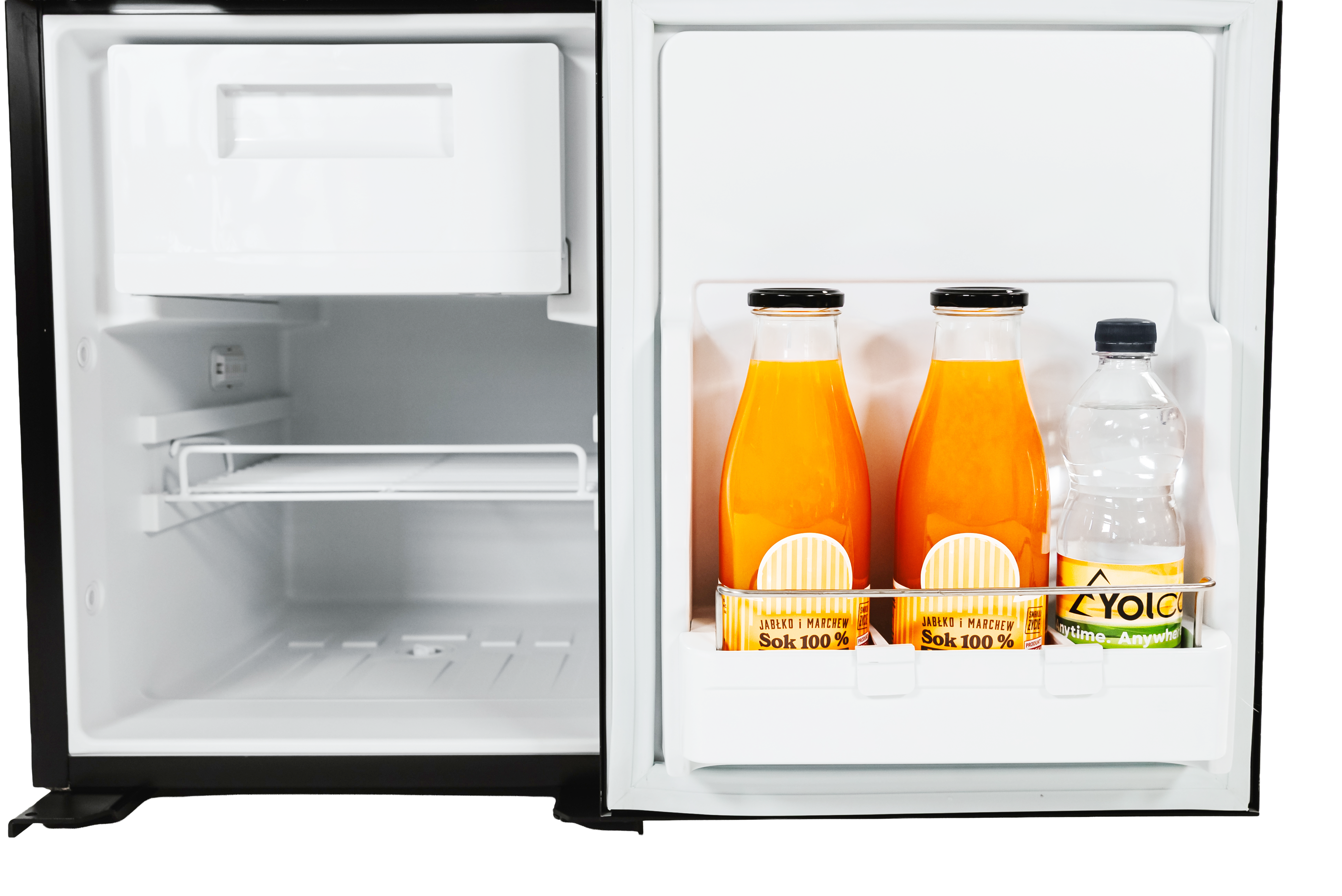 YOLCO vestavná kompresorová lednice RL50M BLACK 42,6 l